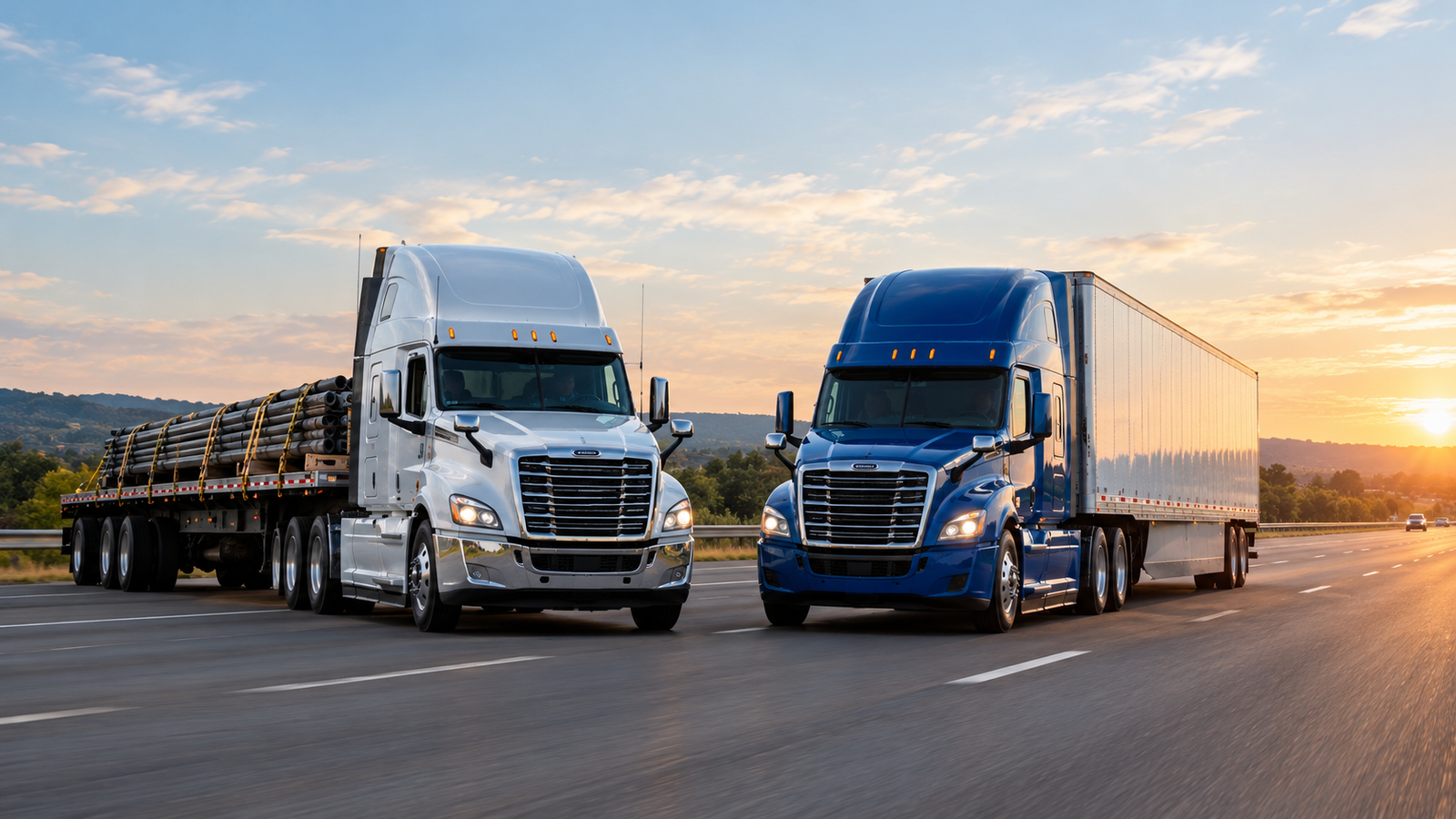 Flatbed vs Dry Van: Pay, Work and Lifestyle